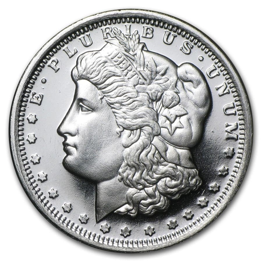 1/2 oz Silver Round - Morgan Dollar Design (1 of 3)
