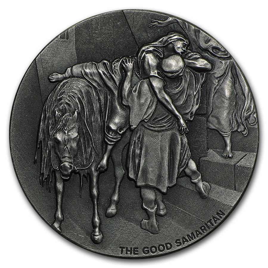 2016 2 oz Silver Coin - Biblical Series (The Good Samaritan) (1 of 6)