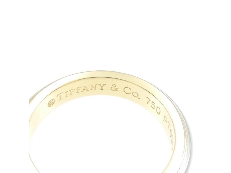 Tiffany & Co 950 Platinum/18K Yellow Gold Mirugurein US 5 Ring E0828 (1 of 3)
