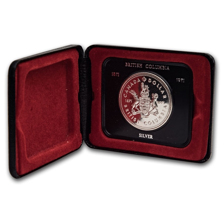 1971 Canada Silver Dollar Specimen (British Columbia w/OGP) (1 of 5)