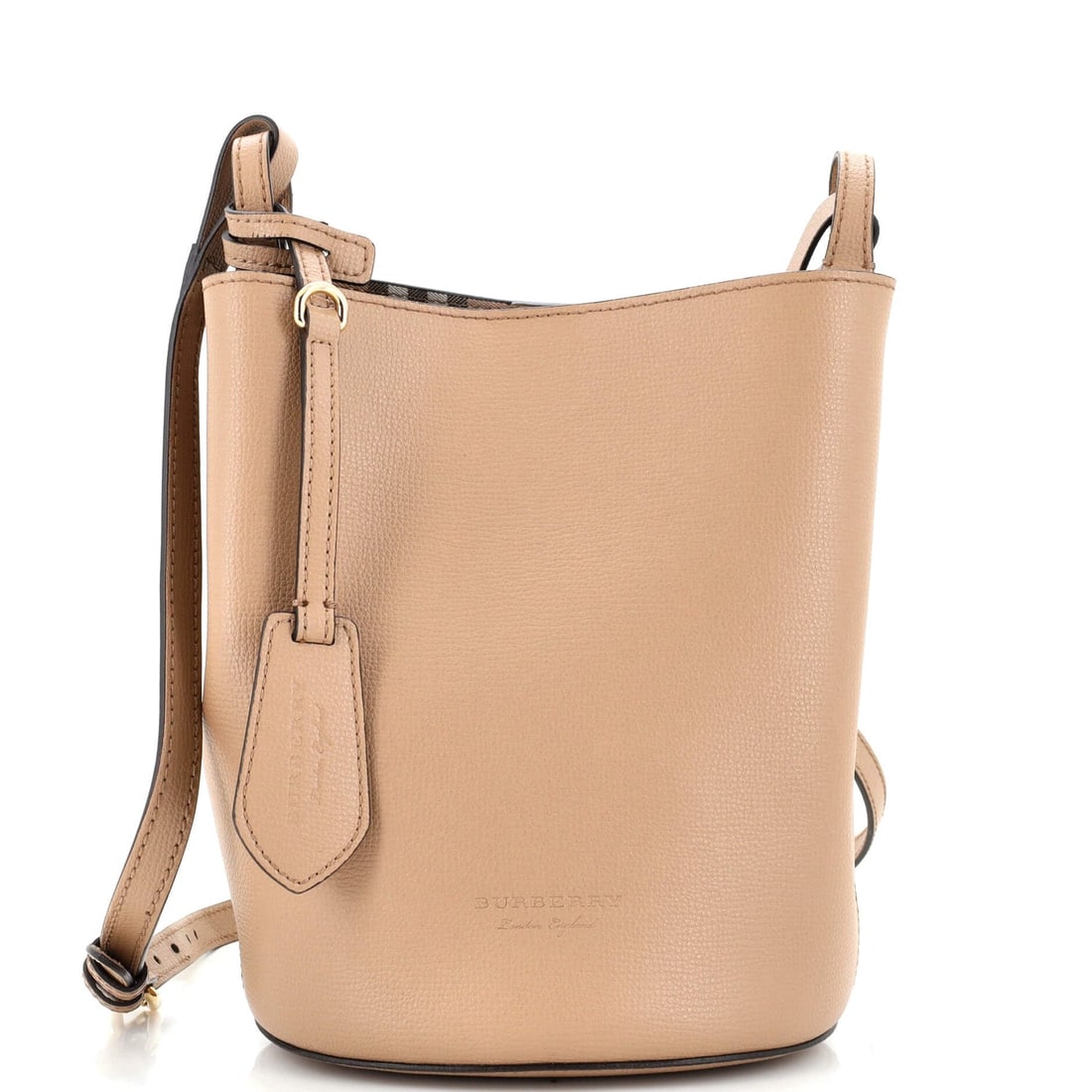 Burberry small lorne bucket bag sale