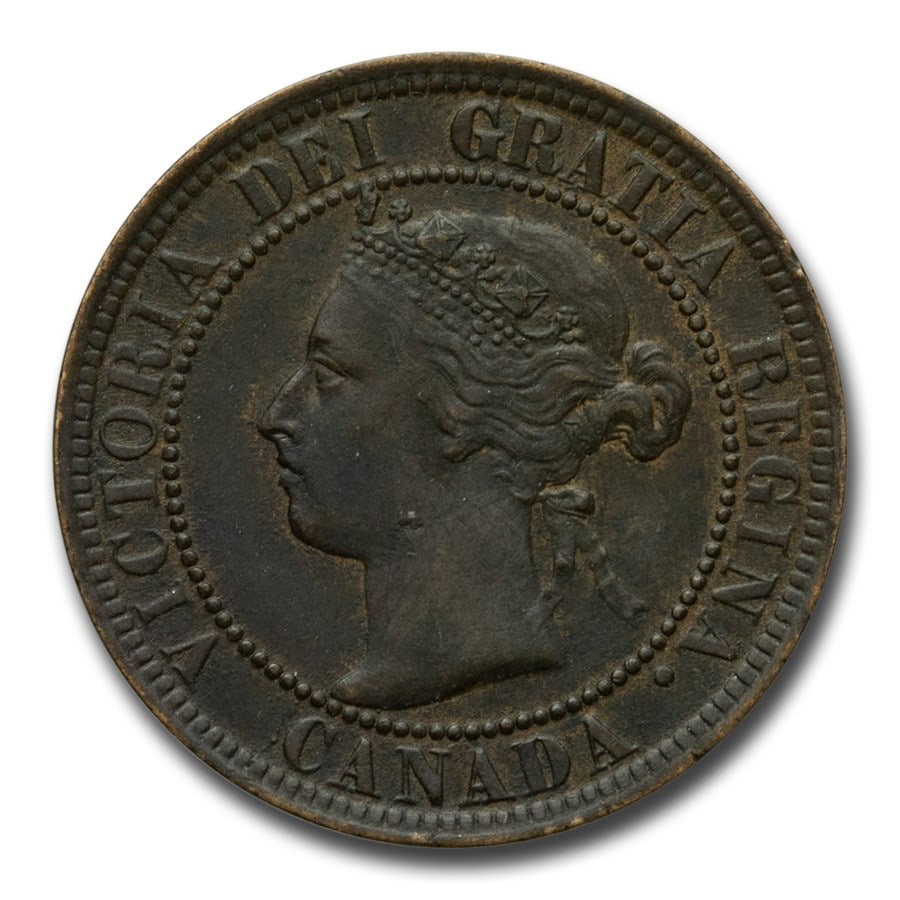 1876-1901 Canada Large Cent Victoria Avg Circ (1 of 2)