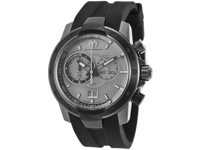 Technomarine mens UF6: Technomarine mens UF6 Product Code: 612003-39B2A Brand: Technomarine Condition: Pre-Owned Stainless steel case, Rubber strap, Grey dial, Quartz movement, Scratch resistant mineral, Water resistant up