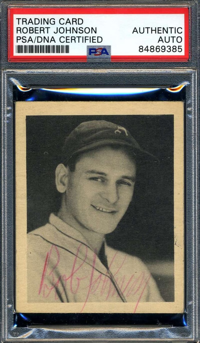 robert johnson PSA DNA signed 1939 playball autograph: robert johnson PSA DNA signed 1939 playball autograph Robert Johnson PSA DNA Signed 1939 Playball Autograph RBJ no: 7413438414936