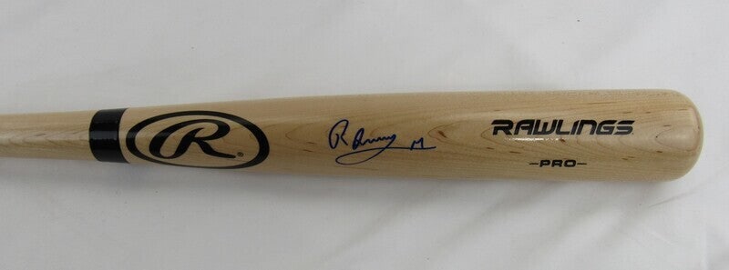 ronny mauricio signed rawlings baseball bat JSA coa (1 of 3)