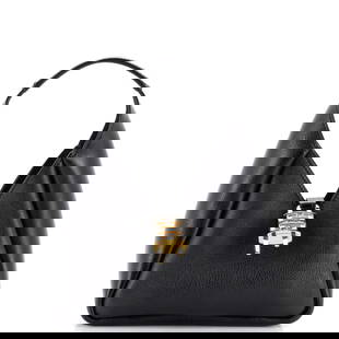 Givenchy Padlock Hobo Leather Mini: Givenchy Padlock Hobo Leather Mini Exterior Color: Black Interior Color: Black Exterior Material: Leather Interior Material: Suede Hardware Color: Gold Accessories: Lock, Dust bag <b