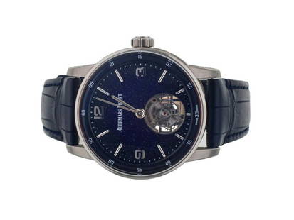 Audemars Piguet Code 11.59 Tourbillon Blue Aventurine White gold 41mm: Audemars Piguet Code 11.59 Tourbillon Blue Aventurine White gold 41mm Product Code: 304370216132-E Brand: Audemars Piguet Condition: Pre-Owned Model: Audemars Piguet Code 11.59 Item Specifics: Ban
