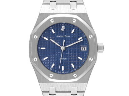 Audemars Piguet Royal Oak Black Dial Steel Mens Watch: Audemars Piguet Royal Oak Black Dial Steel Mens Watch Product Code: 51811-34CB0 Brand: Audemars Piguet Condition: Pre-Owned Audemars Piguet Royal Oak Black Dial Steel Mens Watch . Automatic self-windi