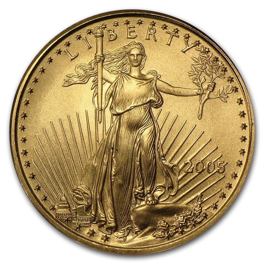 2005 1/4 oz American Gold Eagle BU (1 of 2)