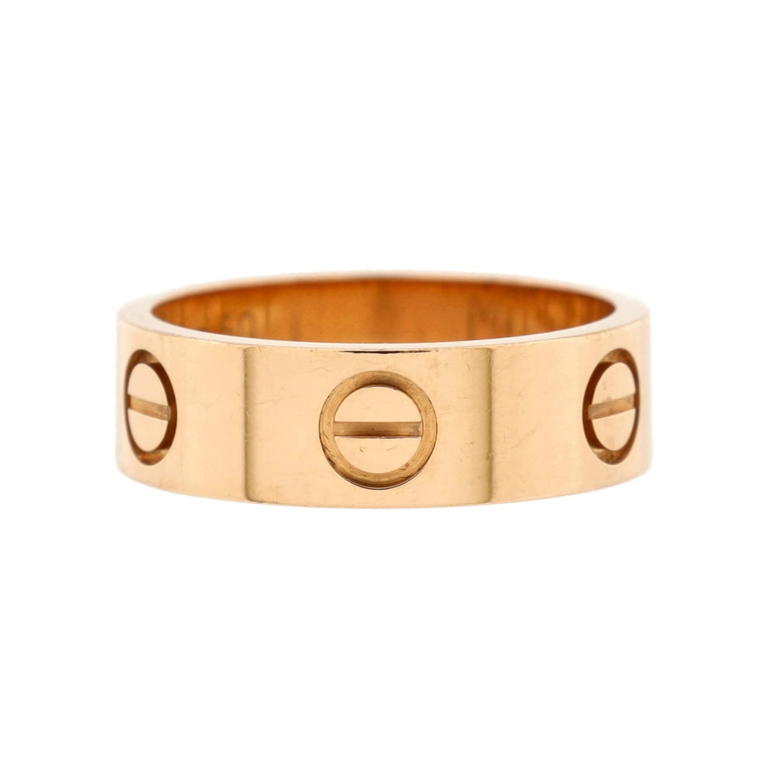Love Band Ring 18k Rose Gold