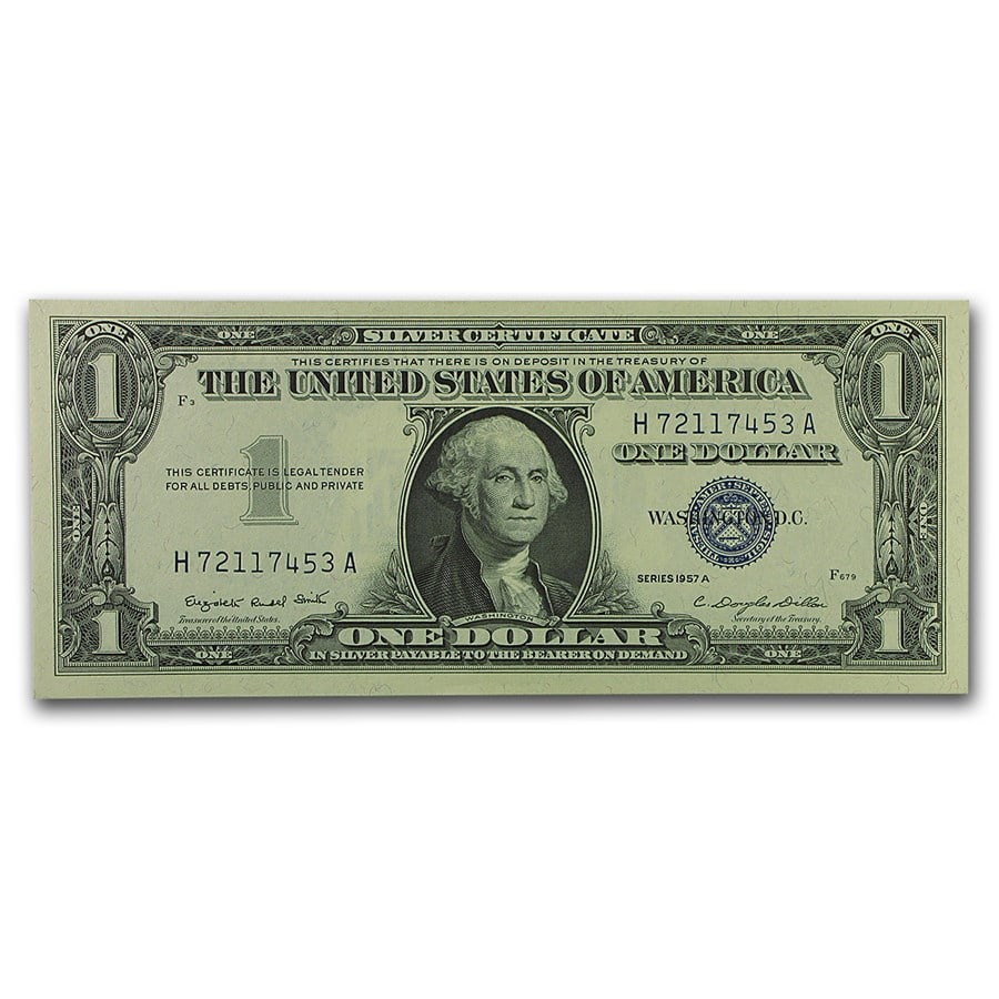 1957-A $1.00 Silver Certificate CU (Fr#1620) (1 of 3)