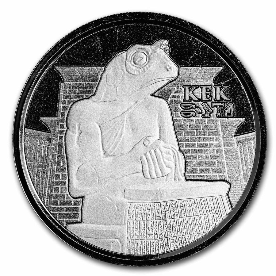2022 Republic of Chad 1 oz Silver Kek God of Chaos BU (1 of 3)