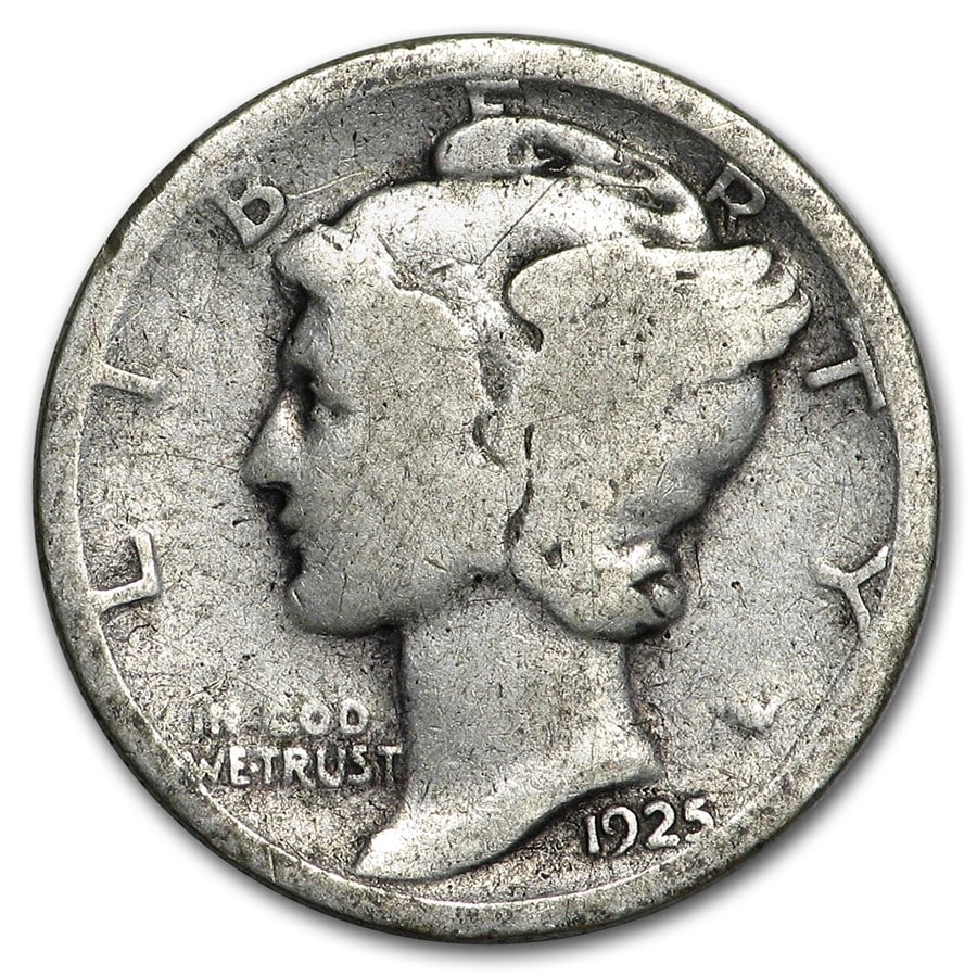 1925 Mercury Dime Good/VF (1 of 2)