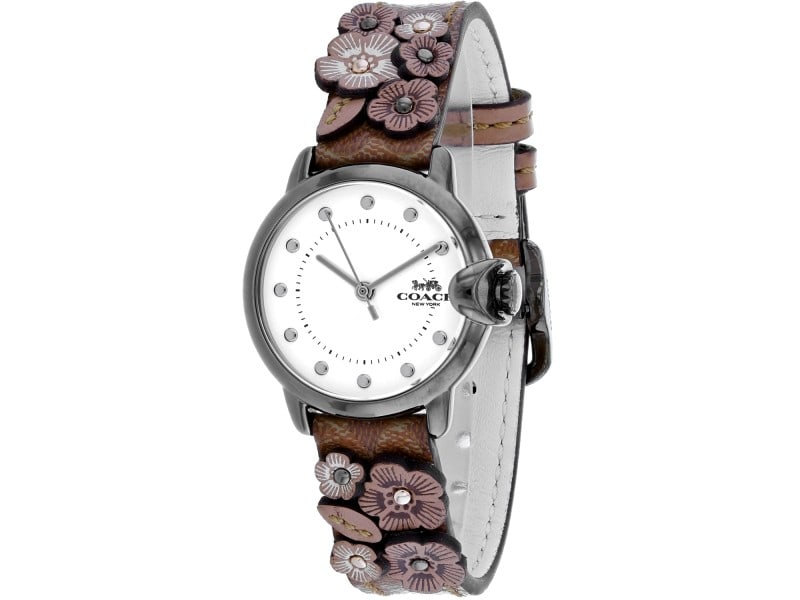 Coach womens Classic: Coach womens Classic Product Code: 14503720-39B2A Brand: Coach Condition: Pre-Owned Stainless steel case, Leather strap, Beige dial, Quartz movement, Scratch resistant mineral, Water resistant up to 3