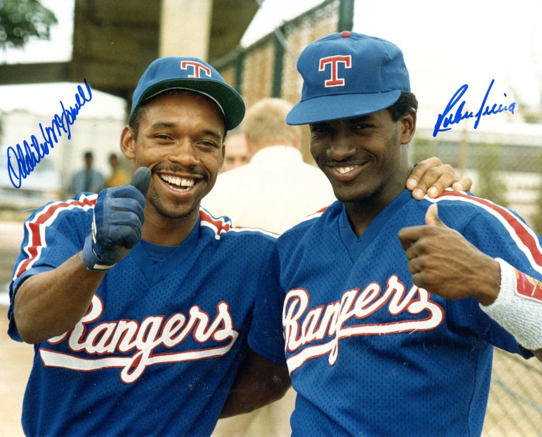 Oddibe McDowell & Ruben Sierra Autographed 8x10 Photo (1 of 1)