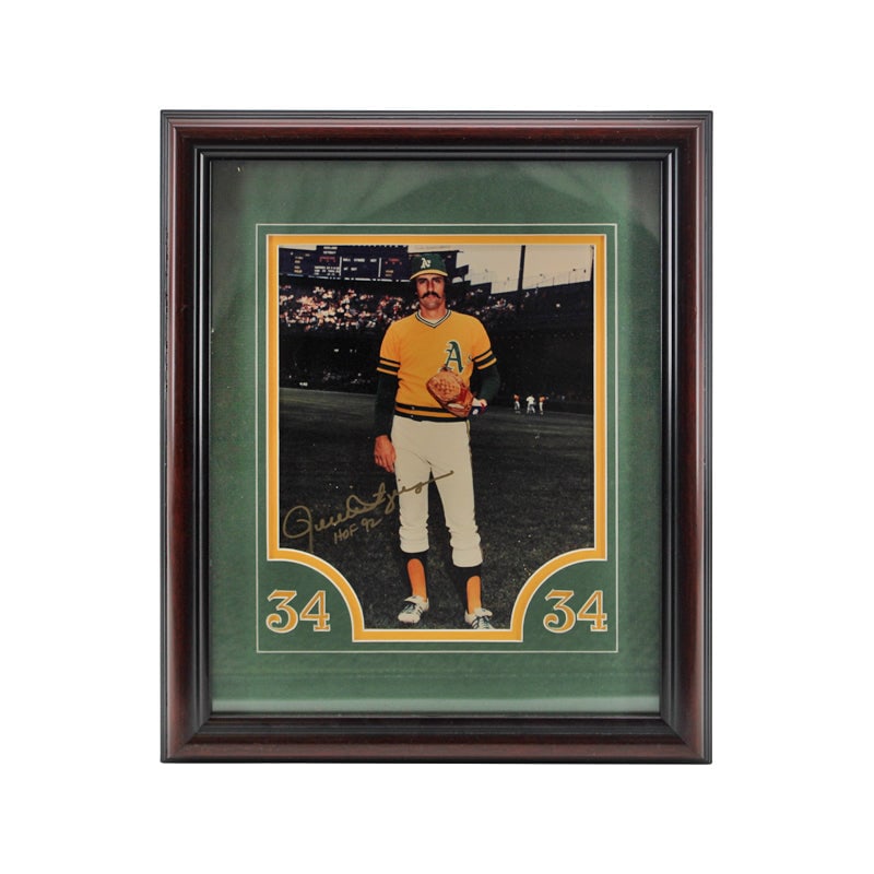 rollie fingers oakland a's autographed signed framed 8x10 "hof 92" inscribed photo (JSA COA): rollie fingers oakland a's autographed signed framed 8x10 "hof 92" inscribed photo (JSA COA) Rollie Fingers Oakland A's Autographed Signed Framed 8x10 "HOF 92" Inscribed Photo (JSA COA)This item is pr