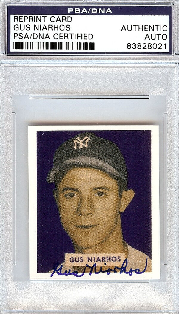 Pat Mullin Autographed 1949 Bowman Reprints Card #56 Tigers PSA/DNA #83828020: Pat Mullin Autographed 1949 Bowman Reprints Card #56 Tigers PSA/DNA #83828020 Pat Mullin Autographed 1949 Bowman Reprints Card #56 Tigers PSA/DNA #83828020 SKU: RBJ7263939559512