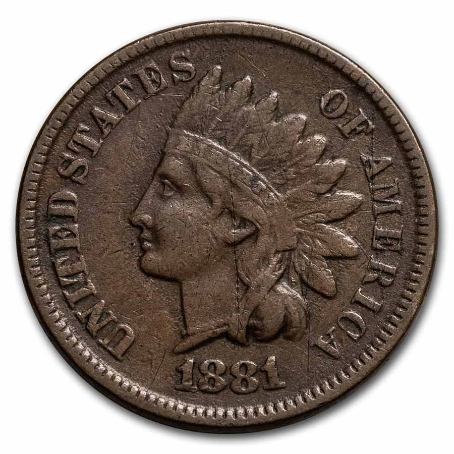 1881 Indian Head Cent VF (1 of 2)