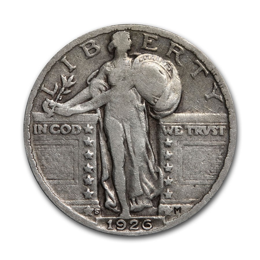 1926-S Standing Liberty Quarter Fine (1 of 2)