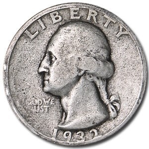 1932-D Washington Quarter Good (1 of 2)