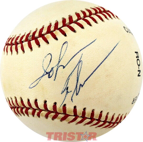JOHN THOMPSON AUTOGRAPHED SIGNED NL BASEBALL PSA - GEORGETOWN HOYAS COACH: JOHN THOMPSON AUTOGRAPHED SIGNED NL BASEBALL PSA - GEORGETOWN HOYAS COACH JOHN THOMPSON AUTOGRAPHED SIGNED NL BASEBALL PSA - GEORGETOWN HOYAS COACH SKU: RBJ7236553211992