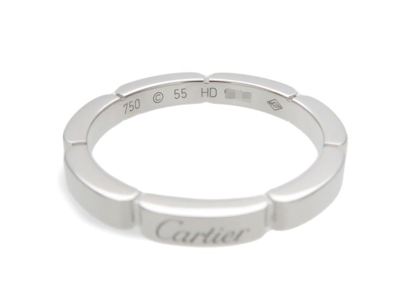 Cartier Maillon Panthere Ring K18 750WG White Gold (1 of 5)