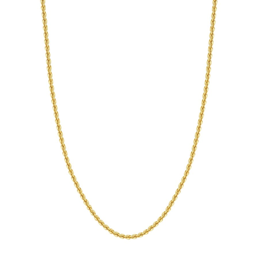 14K Yellow Gold 4 mm Rope Chain w/ Lobster Clasp - 22 in. (1 of 2)