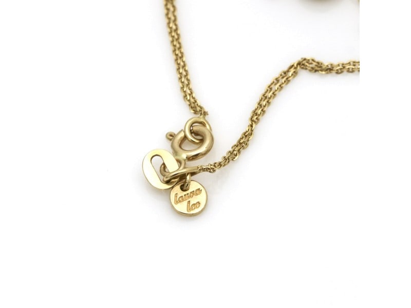 Laura lee 2024 initial necklace