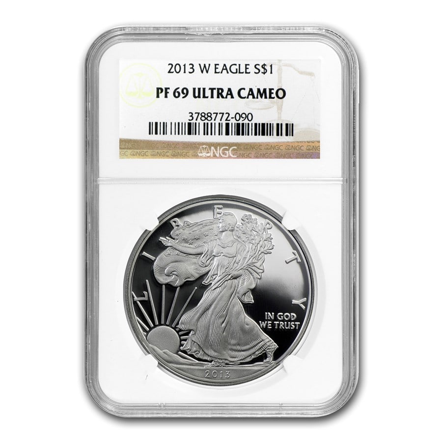 2013-W Proof American Silver Eagle PF-69 NGC (1 of 3)