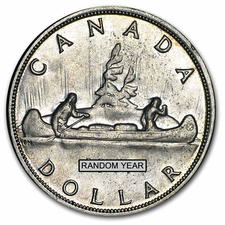 1953-1957 Canada Silver Dollar Avg Circ (.800 Fine) (1 of 2)