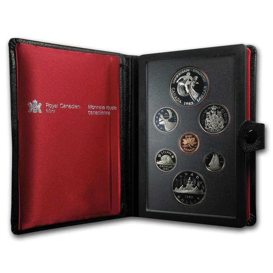 1983 Canada 7-Coin Double Dollar Proof Set (1 of 5)