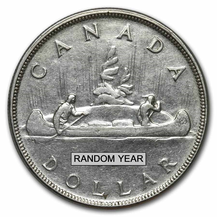 1937-1952 Canada Silver Dollar George VI Avg Circ (.800 Fine) (1 of 2)