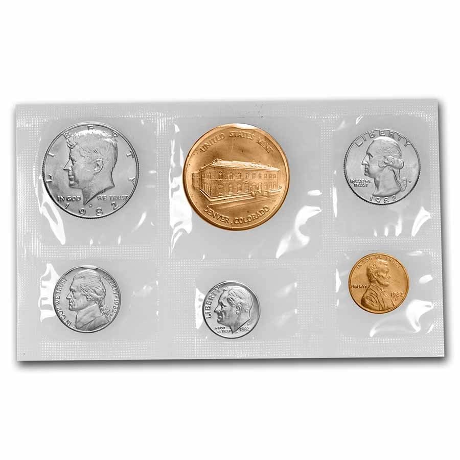 1982 Denver Mint Souvenir Set (1 of 3)