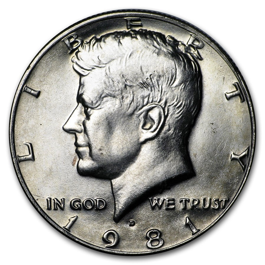 1981-D Kennedy Half Dollar BU (1 of 2)