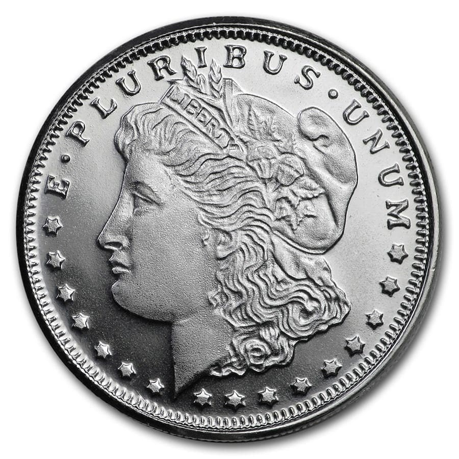 1/4 oz Silver Round - Morgan Dollar Design (1 of 2)