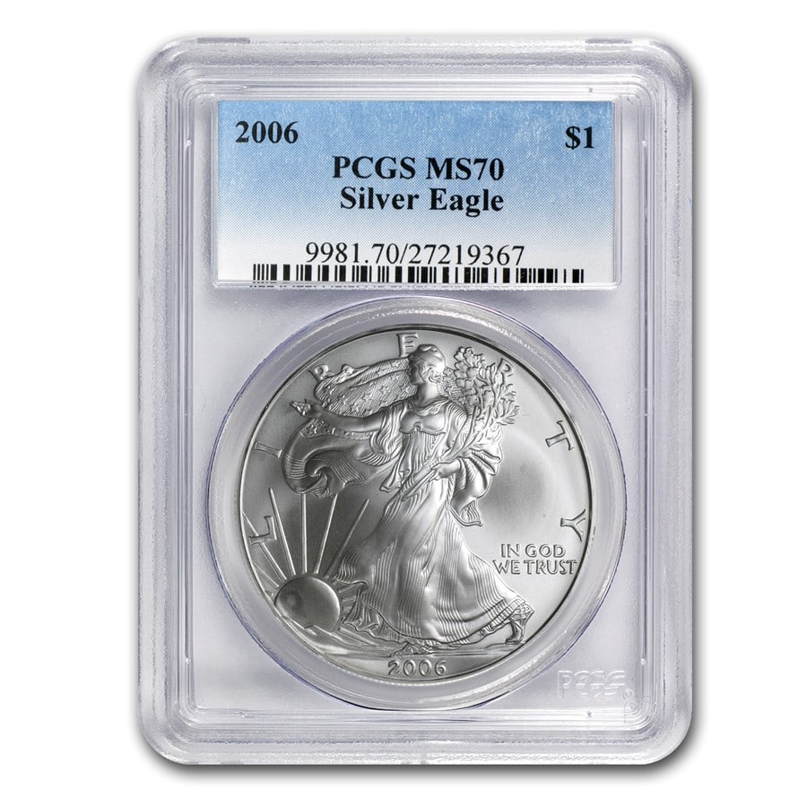 2006 American Silver Eagle MS-70 PCGS (1 of 3)
