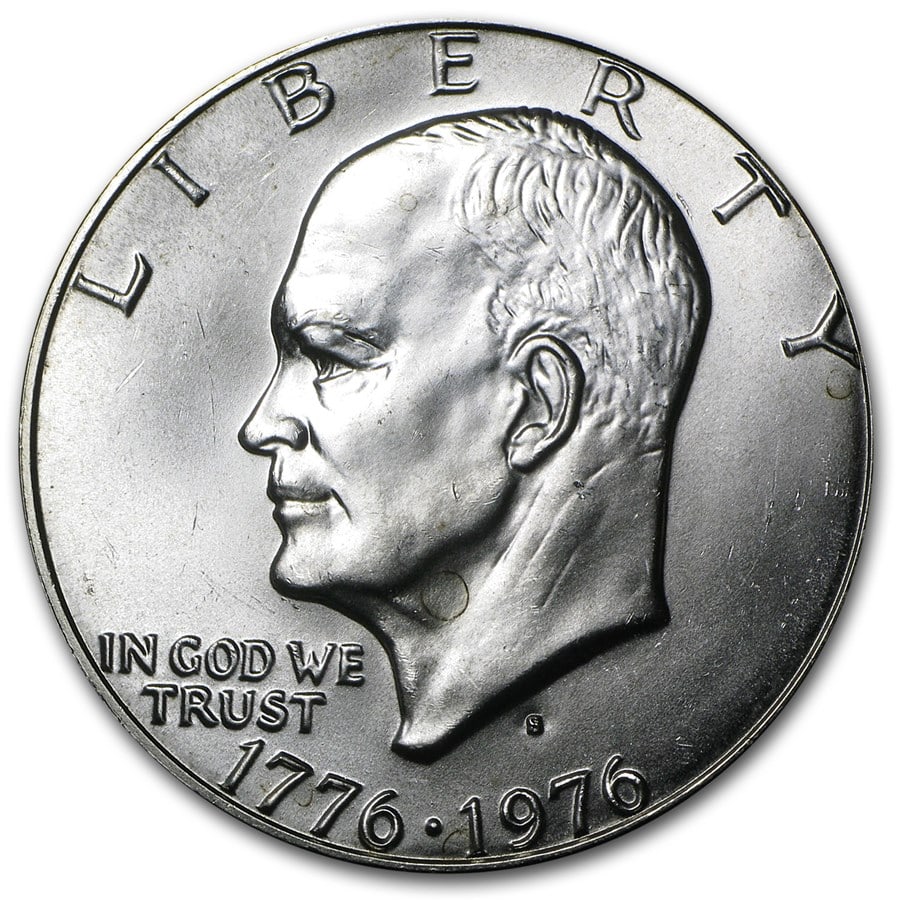 1976-S 40% Silver Eisenhower Dollar BU (1 of 2)