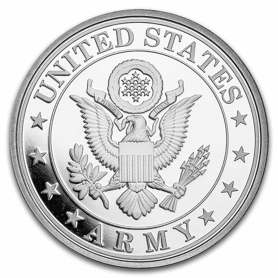 1 oz Silver Round - U.S. Army Seal (1 of 4)