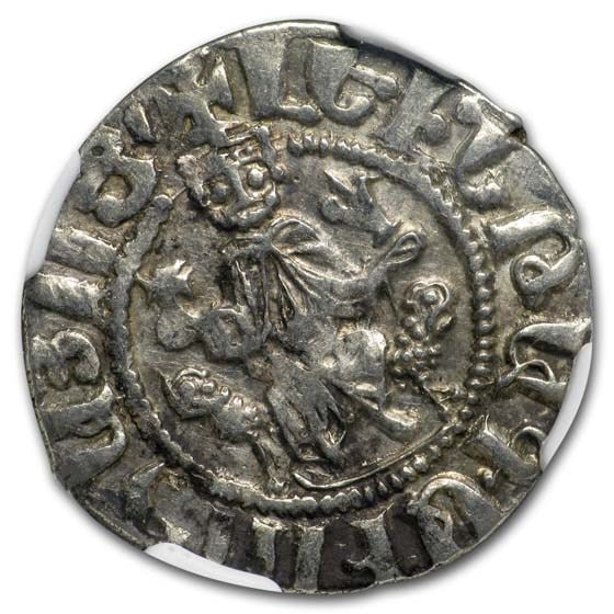 Kingdom of Armenia AR Tram Levon I (1198-1219 AD) XF NGC (Vault) (1 of 3)