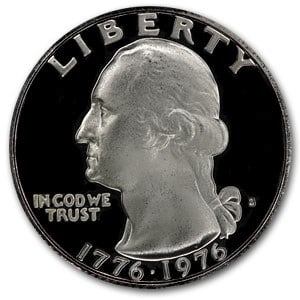 1976-S Clad Washington Quarter Gem Proof (1 of 2)