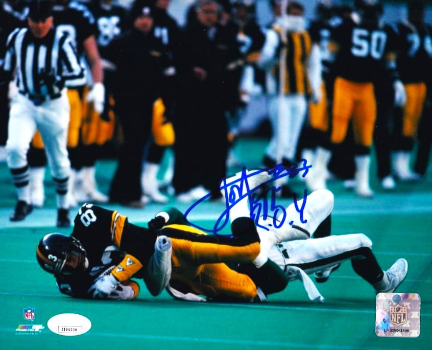 Louis Lipps Pittsburgh Steelers Signed and Inscribed "R.O.Y." 8x10 Photo (JSA COA) (1 of 3)