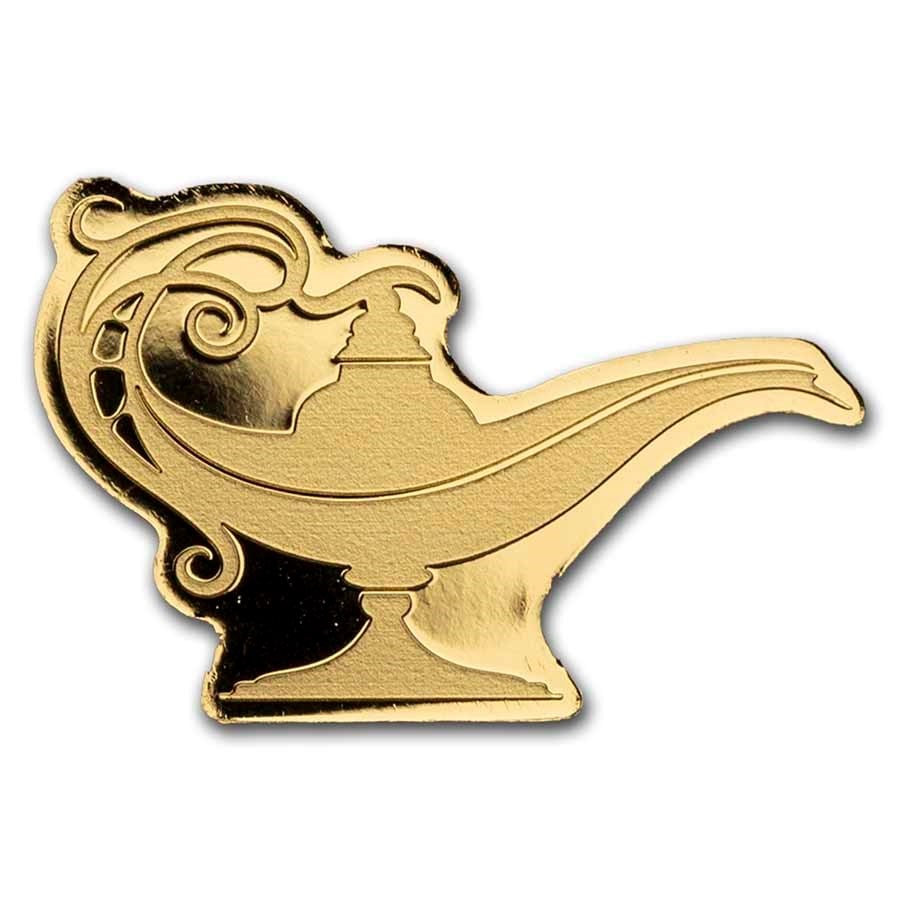 Palau 1/2 gram Gold $1 Magical Lamp - 1001 Nights (1 of 6)