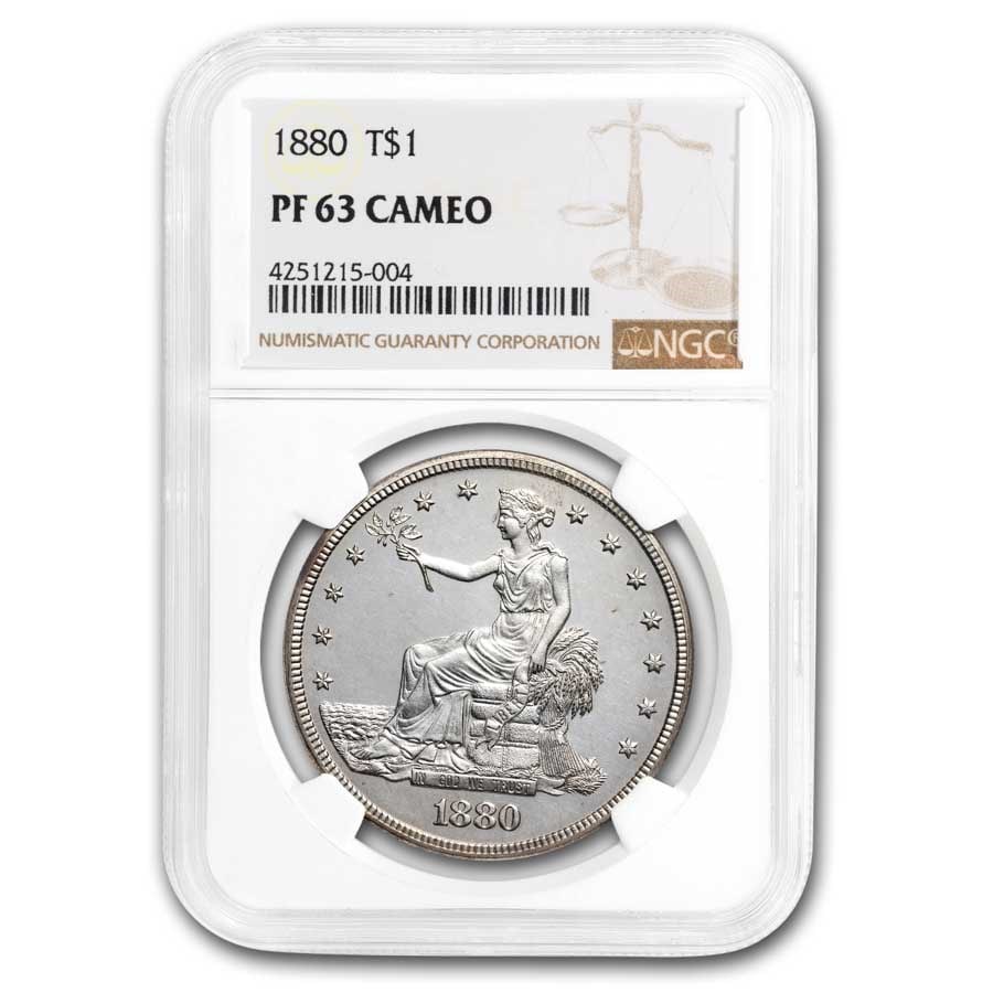 1880 Trade Dollar PF-63 Cameo (1 of 3)