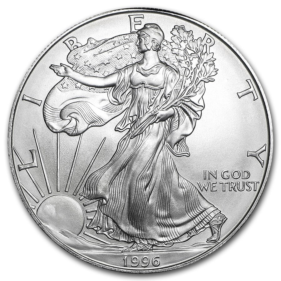 1996 1 oz American Silver (1 of 4)