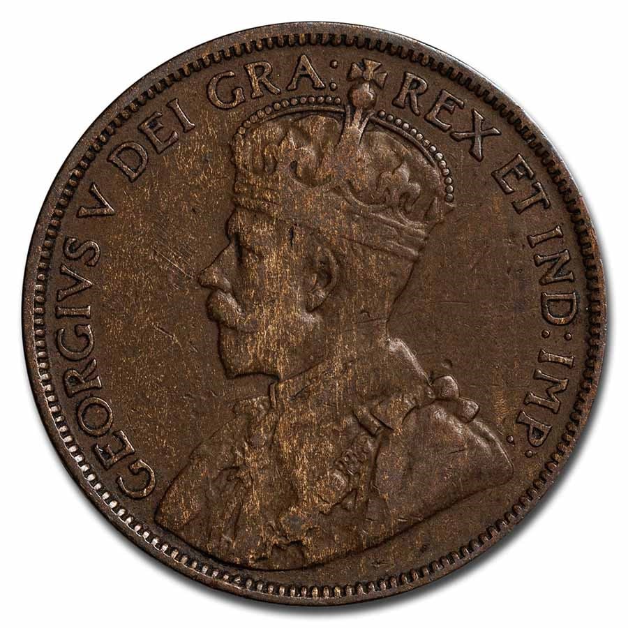 1913-1936 Newfoundland Large Cent George V (1 of 2)