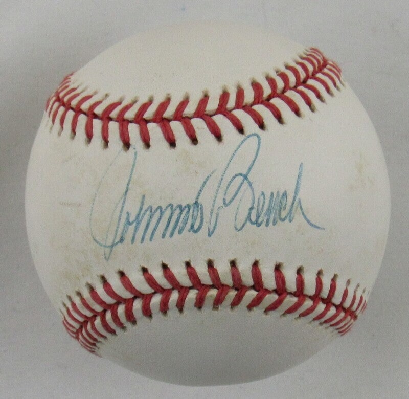 johnny bench signed rawlings baseball: johnny bench signed rawlings baseball JSA as32075 Johnny Bench Signed Rawlings Baseball JSA AS32075 SKU no: RBJ7661917110360
