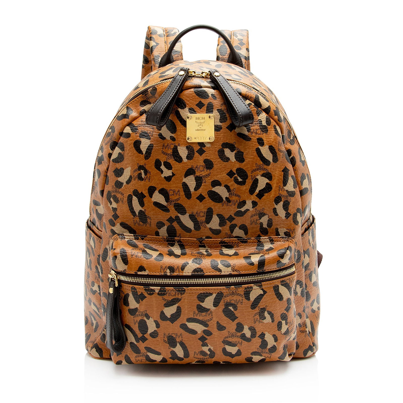 MCM Visetos Leopard Medium Backpack (1 of 10)
