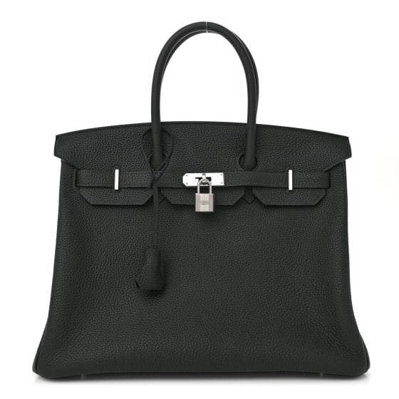 Hermes Togo Verso Brikin 35 Vert Fonce Vert Vertigo (1 of 10)