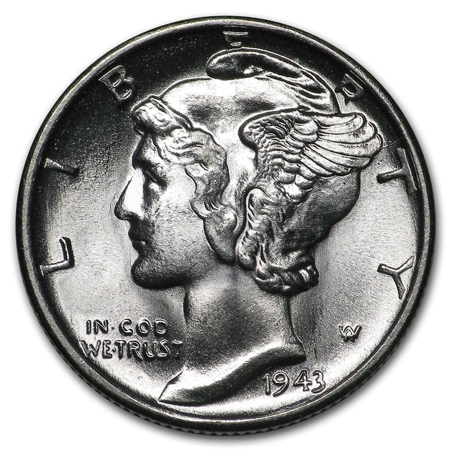1943 Mercury Dime BU (1 of 1)