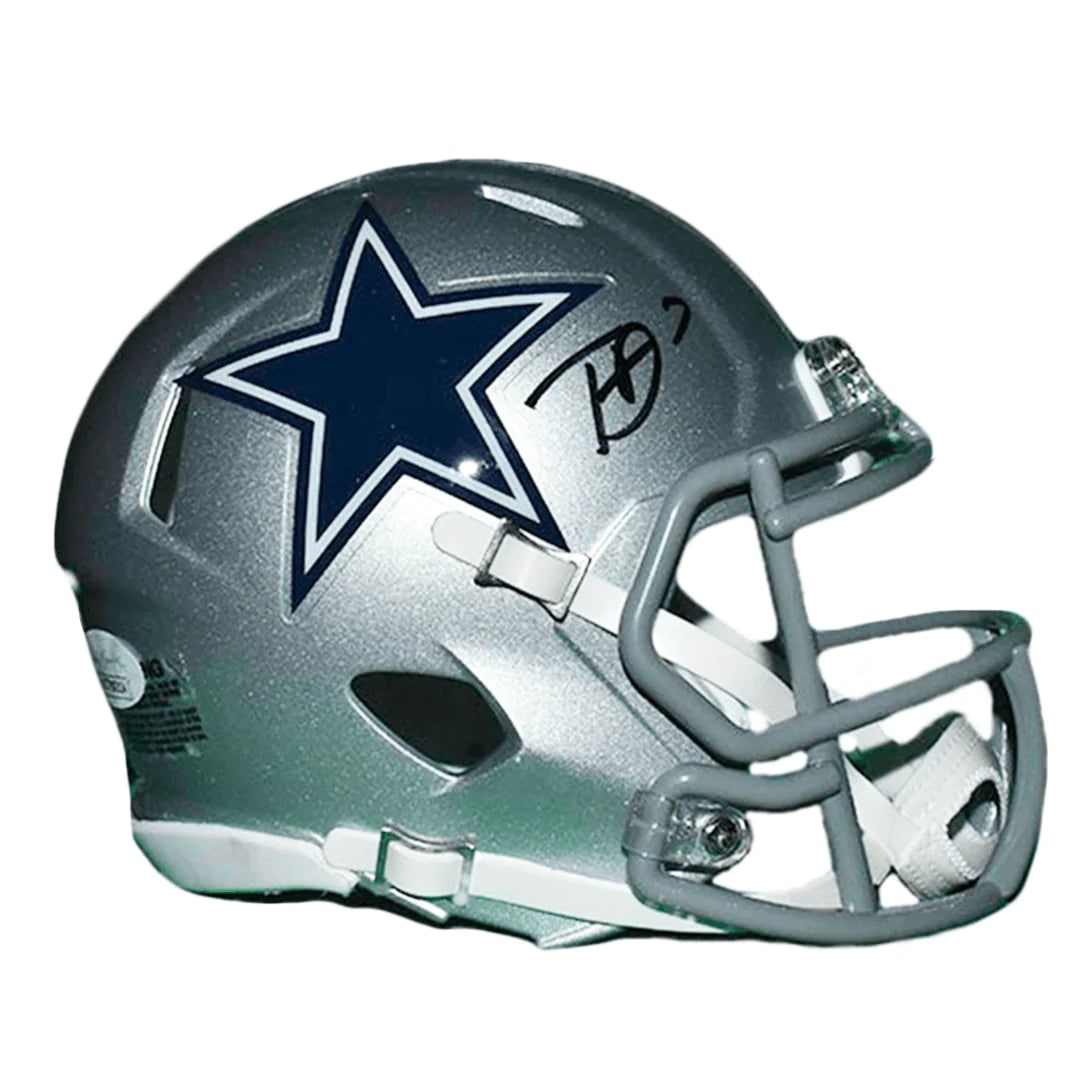 Trevon Diggs Signed Dallas Cowboys Mini (1 of 1)